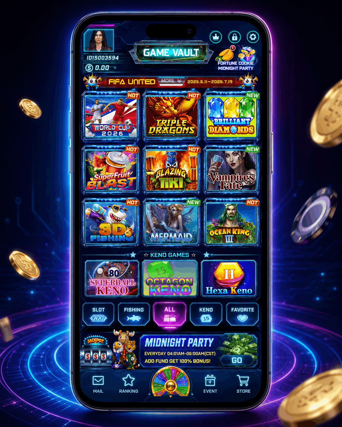 Smooth Game Access Mobile Graphic